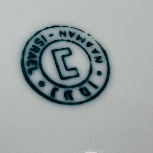 Israel Hotel Ware NAAMAN Vintage Ceramic Serving Tray 9 1/2” Square Dish - Picture 4 of 9